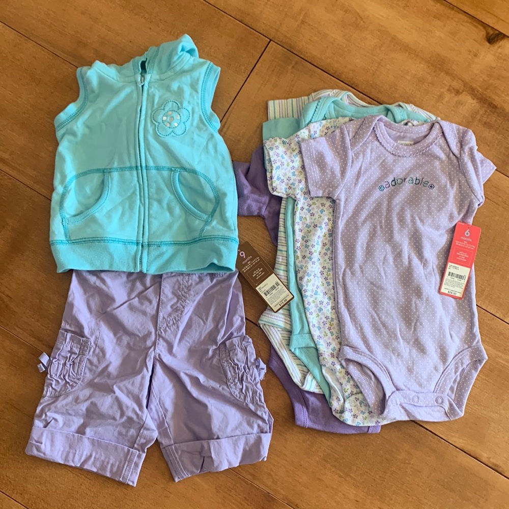 Baby girl clothes set